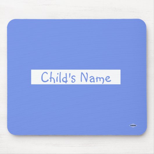 子供の名前とマウスパッドPeriwinkle HAMbWG マウスパッド (正面)