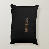 子供の名前のモトクロスレーシングピロー。 アクセントクッション (裏面(縦))