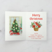 子供の名前をパーソナライズするクリスマスNOキュラッシブ シーズンカード (内部)