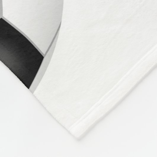 子供の名前サッカーボール競技用のデッキのクラスタ フリースブランケット (角)