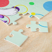 子供の名前ハッピーキットコーンパズル学の活動 ジグソーパズル (側面)