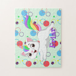 子供の名前ハッピーキットコーンパズル学の活動 ジグソーパズル