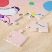 子供の名前ハッピーキットコーンパズル学の活動 ジグソーパズル (側面)