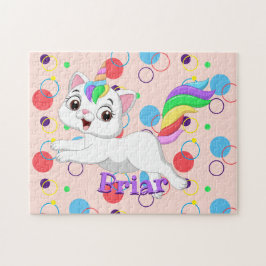 子供の名前ハッピーキットコーンパズル学の活動 ジグソーパズル