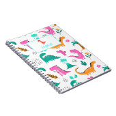 子供の名前リュックサック恐竜新学期 ノートブック (右側)