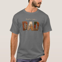 子供の名前入りカスタムパパTシャツ