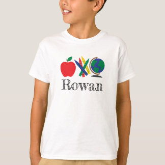 子供の名前入り学校初日Tシャツ Tシャツ