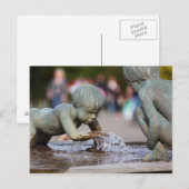 子供の噴水 ポストカード (正面/裏面)