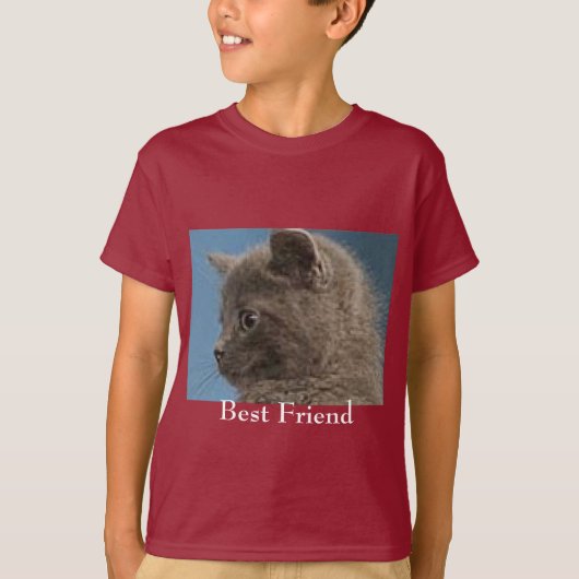 子供の基本的なHanes Tagless ComfortSoft®のTシャツ Tシャツ (正面)