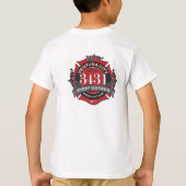 子供の基本的なHanes Tagless ComfortSoft®のTシャツ Tシャツ (裏面)