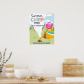 子供の夏のキャンプのフライヤー、学校のキャンプのフライヤー ポスター (キッチン)