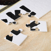 子供の大きく青くカスタムなダンプトラック ジグソーパズル (側面)