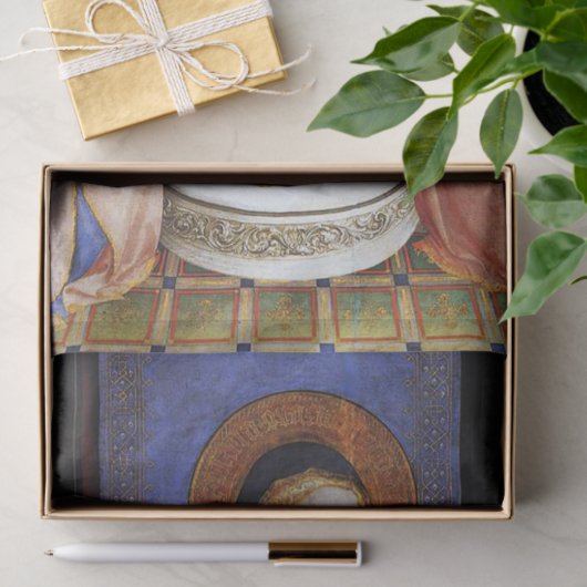 子供の天使と聖人のクリスマスを持つヴァージン 薄葉紙 (ギフト)