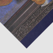 子供の天使と聖人のクリスマスを持つヴァージン 薄葉紙 (詳細)