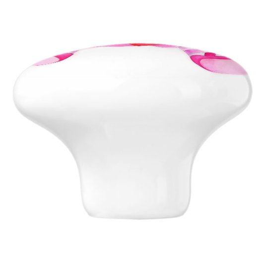 子供の女の子ラグドールの水色のアートノブのハンドル セラミックノブ (側面)