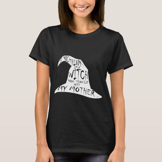 子供の娘から母親へのセーラムの魔女 基本的なゴシックC Tシャツ (正面)