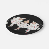 子供の子供ピエロピエロ誕生日プレート ペーパープレート (アングル)