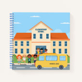 子供の学校用スパイラルノートブック ノートブック (正面)