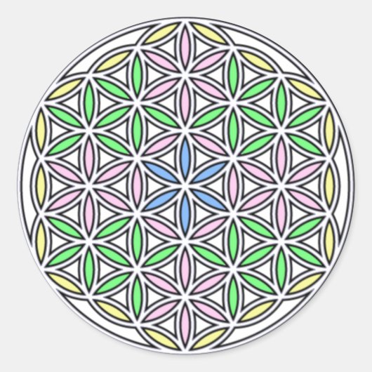 子供の守護天使01 ラウンドシール (正面)