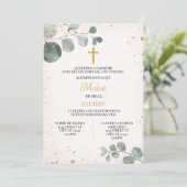 子供の宗教的イベントへの招待状 招待状 (スタンド正面)