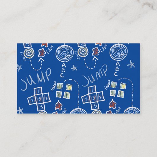 子供の家庭教育 名刺 (裏面)