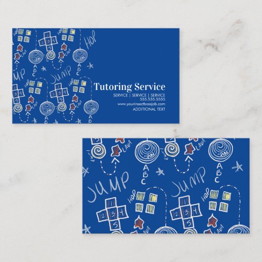 子供の家庭教育 名刺 (正面/裏面)