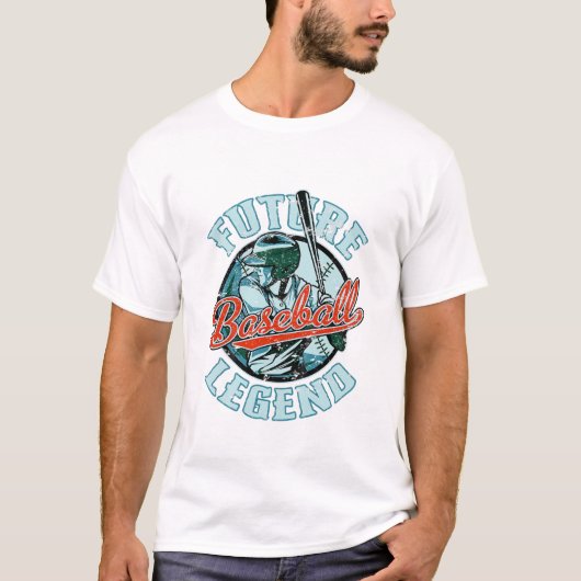 子供の将来の野球の伝説 Tシャツ (正面)