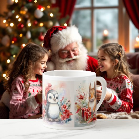 子供の小さなティーカップ3かわいい赤ちゃん動物の名前を追加 エスプレッソカップ