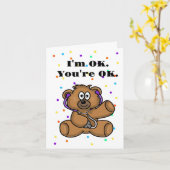 子供の小児科医ありがとうグリーティングカード カード (黄色い花)