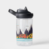 子供の山の風景と名前 ウォーターボトル (右面)