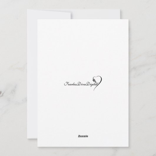 子供の工作 母の日のカード シーズンカード (裏面)