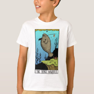 子供の巨大なマナティーライトTシャツ Tシャツ