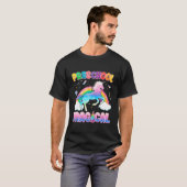 子供の幼稚園魔法のユニコーンレインボーバックシュ Tシャツ (正面フル)