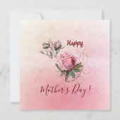 子供の広場を持つ母親 シーズンカード (裏面)