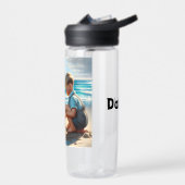 子供の建物サンドキャッスルオンビーチ ウォーターボトル (左面)