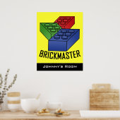 子供の建物ブロックのポスター ポスター (キッチン)