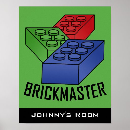 子供の建物ブロックのポスター ポスター (正面)