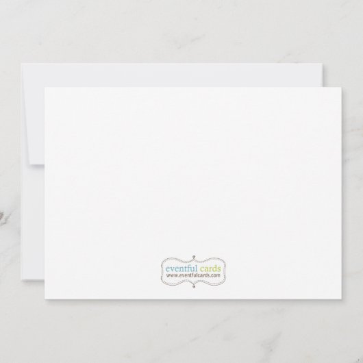 子供の建築のトラックの誕生日のパーティの招待状 招待状 (裏面)