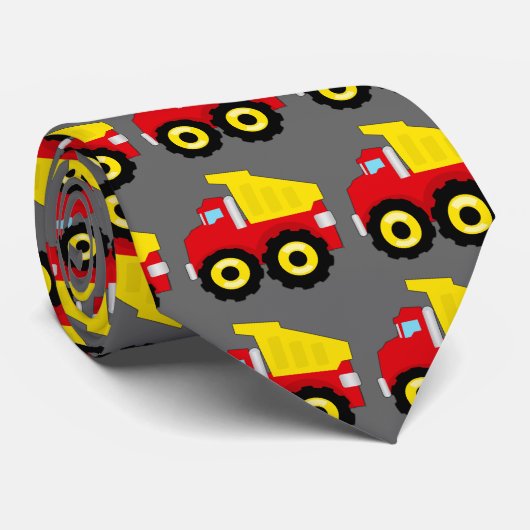 子供の建築Dumptruck ネクタイ (ロール)