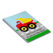 子供の建築Dumptruck ノートブック (右側)