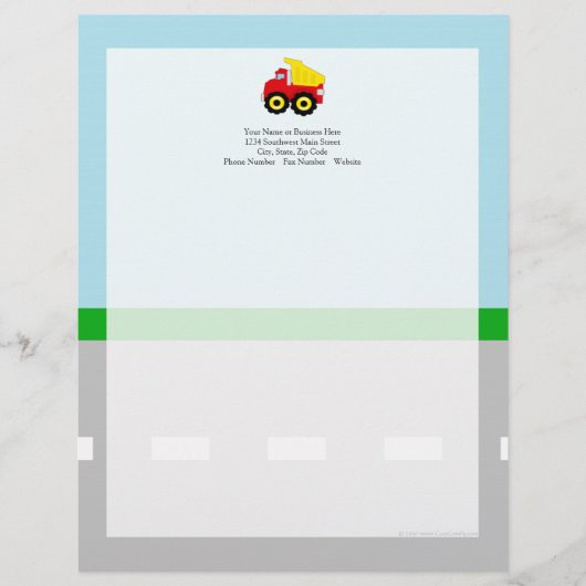 子供の建築Dumptruck レターヘッド (正面)