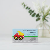 子供の建築Dumptruck 名刺 (スタンド正面)