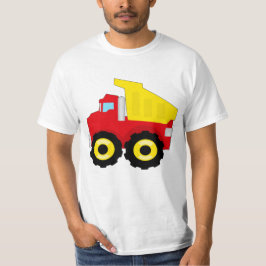 子供の建築Dumptruck Tシャツ