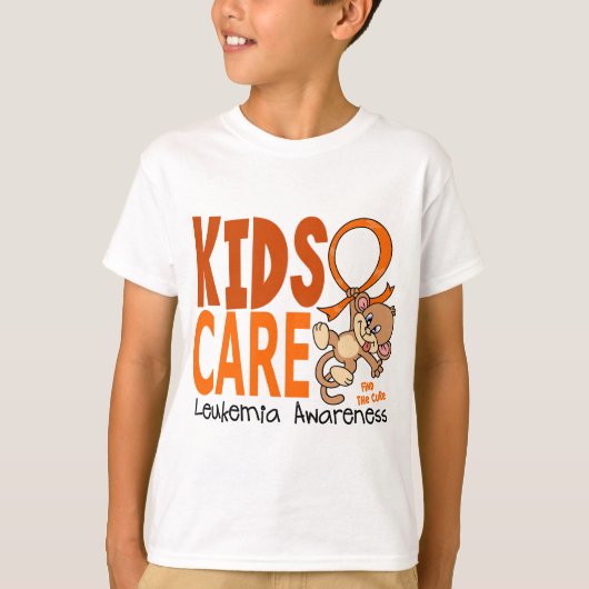 子供の心配1の白血病 Tシャツ (正面)