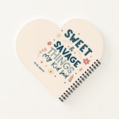 子供の思わず言った名言ポスター「Sweet & Savage Things My Kid Said」 ノートブック (裏面)