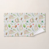 子供の怠惰な怠け バスタオルセット (ハンドタオル)