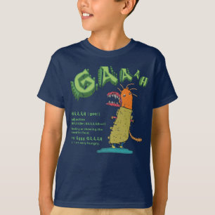子供の恐竜のTレックスモンスターのTシャツ Tシャツ