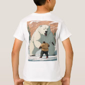 子供の想像力を刺激する"冒険 Tシャツ (裏面)