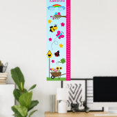 子供の成長のグラフ – 庭で ポスター (ホームオフィス)