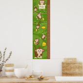 子供の成長チャート – サル ポスター (キッチン)